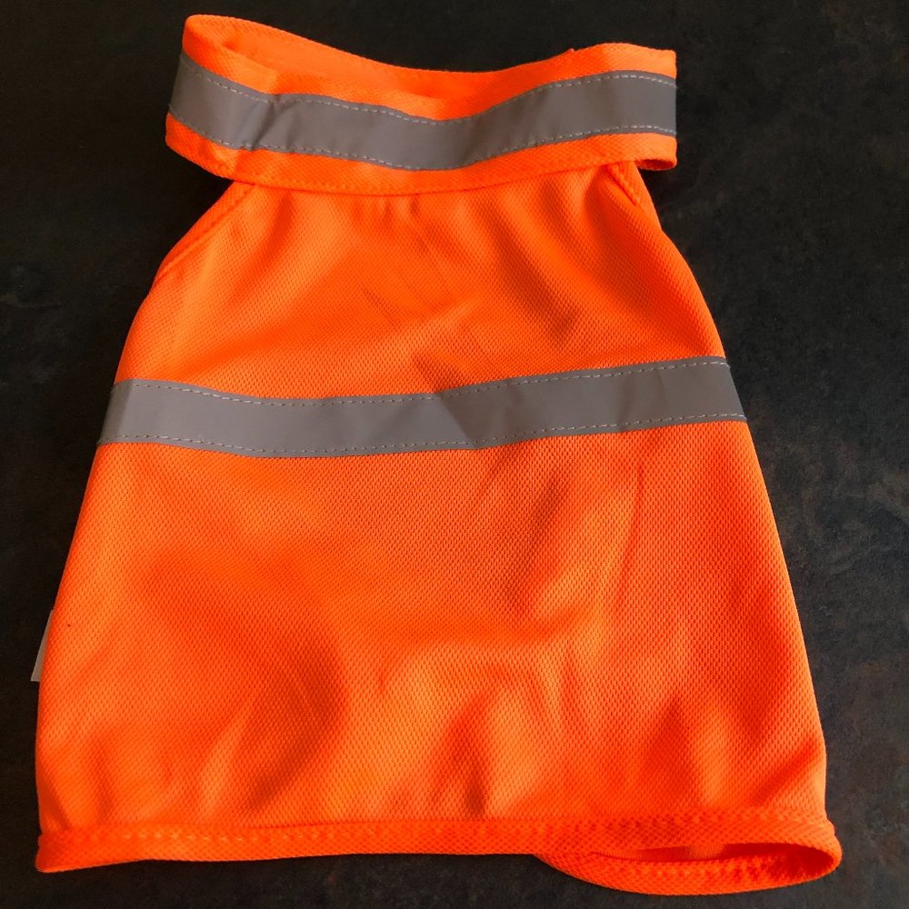 NWOT Orange Reflective Vest